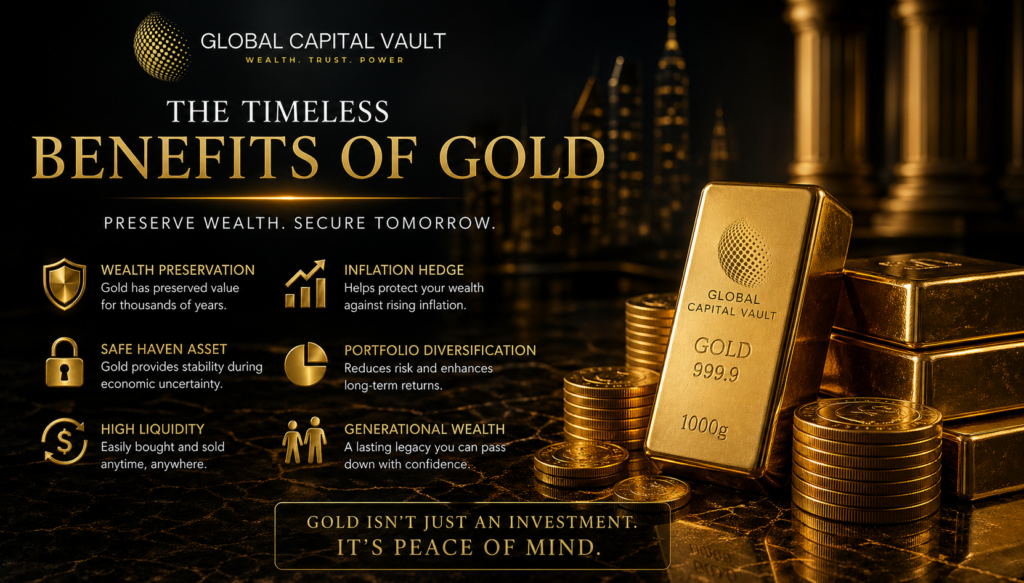 Benefits of gold and silver