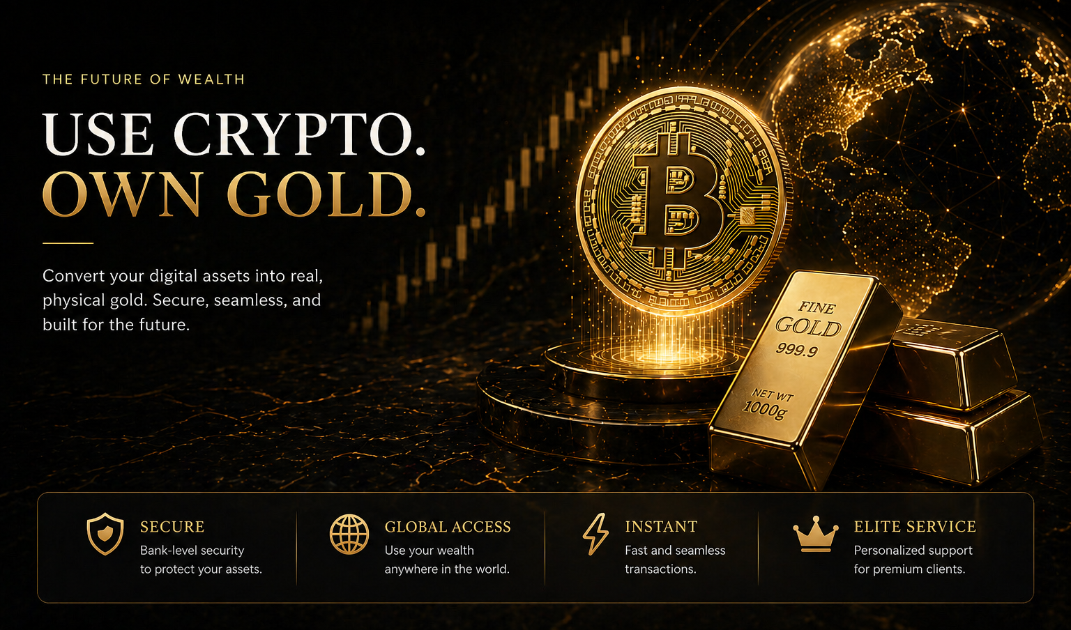 Buy with cryptocurrency